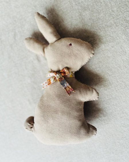 Wool bun: Yün Oyuncak Tavşan